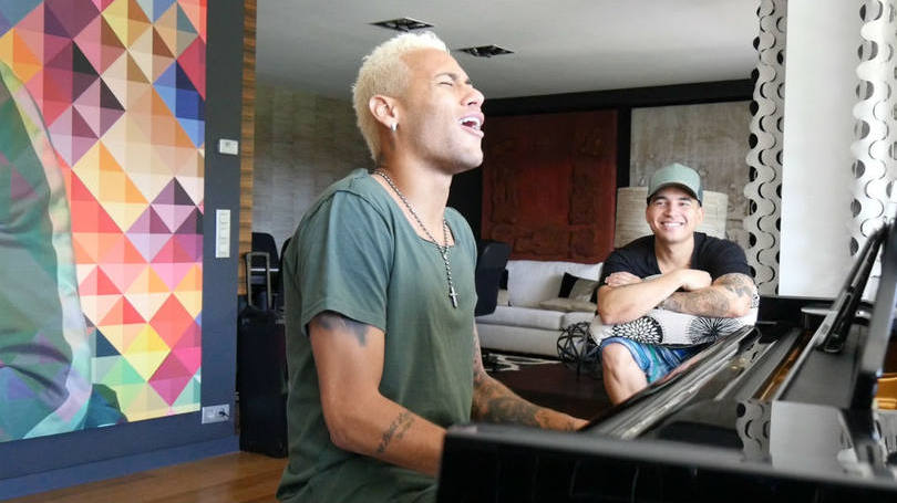 Neymar cantando na propaganda da Snickers. Veja o vídeo